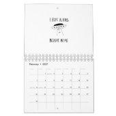 Calendrier J'espère que les Aliens me croient (Feb 2027)