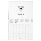 Calendrier J'espère que les Aliens me croient (Jan 2026)