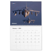 Calendrier JETS JARHEAD - AV-8B Harrier II (Feb 2026)