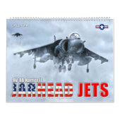 Calendrier JETS JARHEAD - AV-8B Harrier II (Protection)