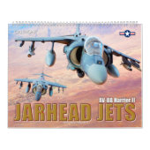 Calendrier JETS JARHEAD - AV-8B Harrier II (Protection)