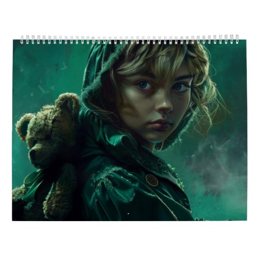 Calendrier Jeune Fille  (Dos)