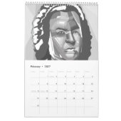 Calendrier Johann Sebastian Bach 2027, un compositeur moderne (Feb 2027)