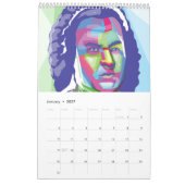 Calendrier Johann Sebastian Bach 2027, un compositeur moderne (Jan 2027)