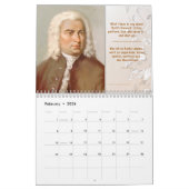 Calendrier Johann Sebastian Bach + citations/tribu (Feb 2026)