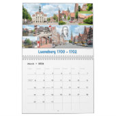 Calendrier Johann Sebastian Bach Villes et lieux (Mar 2026)