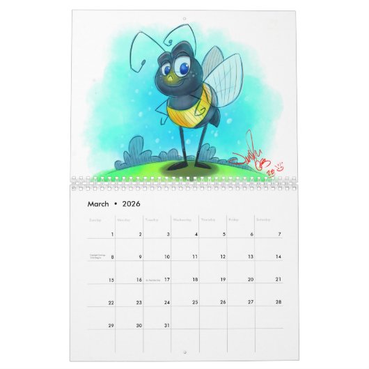 Calendrier John-Marc 2024 (Mar 2026)