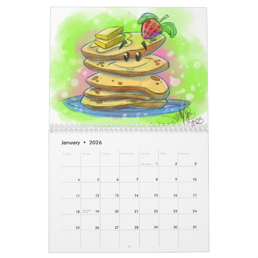 Calendrier John-Marc 2024 (Jan 2026)