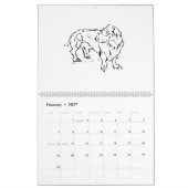 Calendrier Joli chien saucisse Dachshund – 2027 (Feb 2027)