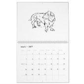 Calendrier Joli chien saucisse Dachshund – 2027 (Mar 2027)