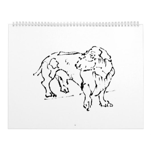 Calendrier Joli chien saucisse Dachshund – 2027 (Protection)