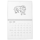 Calendrier Joli chien saucisson Dachshund – 2027 (Mar 2027)