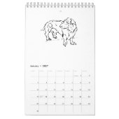 Calendrier Joli chien saucisson Dachshund – 2027 (Jan 2027)