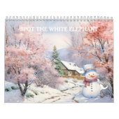 Calendrier Joli endroit l'éléphant blanc (Protection)