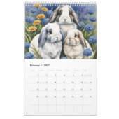 Calendrier Joli Lapin Lapin De Lop (Feb 2027)