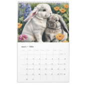 Calendrier Joli Lapin Lapin De Lop (Mar 2026)