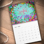Calendrier Jolie florale Inspirationnelle Inspiribilité UN MO