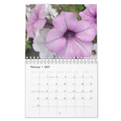 Calendrier Jolie photo de fleurs (Feb 2027)