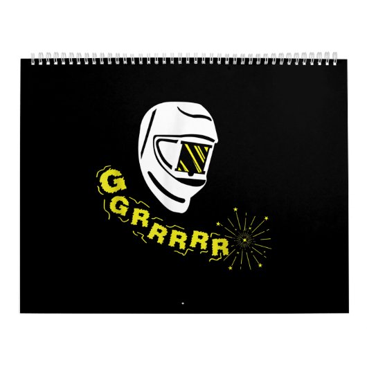 Calendrier Jolie soudure au travail | Meilleur GIft pour soud (Protection)