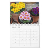 Calendrier Jolies fleurs de naissance 12 mois (Feb 2027)