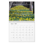 Calendrier Jolies fleurs de naissance 12 mois (Mar 2027)