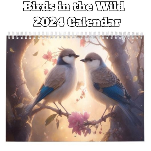 Calendrier Jolies oiseaux 2024