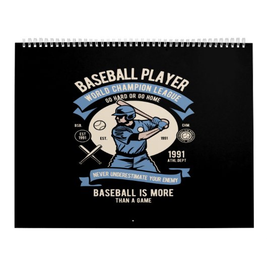 Calendrier joueur de baseball (Protection)