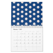 Calendrier Joueurs de baseball blanc Ball Red Stitching (Feb 2027)