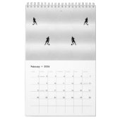 Calendrier Joueurs de football Page simple PetitCalendrier, B (Feb 2026)