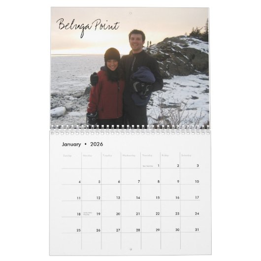 Calendrier Jour après jour, mois après mois, année… (Jan 2026)