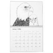 Calendrier JOURS AVEC EAGLE HARRIET OZZIE M15 Es ACCUEIL PLUS (Jan 2026)