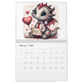 Calendrier Jours de dragon Enfants de style illustré (Feb 2026)