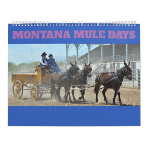 Calendrier Jours de mule du Montana