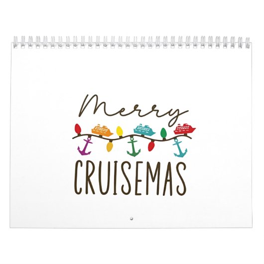 Calendrier Joyeuses croisières de Noël Famille de croisières (Protection)