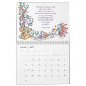 Calendrier Joyeux 2021 ! Soyez Heureux ! Faites de l'Art. (Jan 2027)