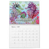 Calendrier Joyeux 2021 ! Soyez Heureux ! Faites de l'Art. (Feb 2027)