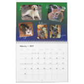 Calendrier joyeux de 2014 animaux familiers (Feb 2027)
