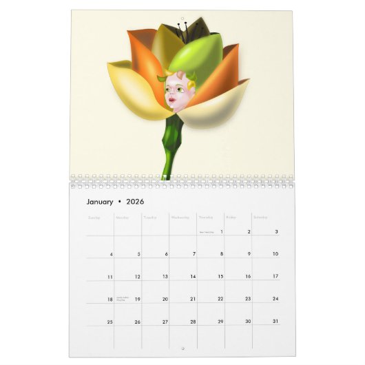 Calendrier Joyeux enfants (Jan 2026)