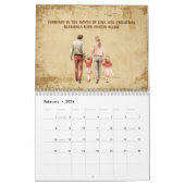 Calendrier Joyeux Noël vintage (Feb 2026)