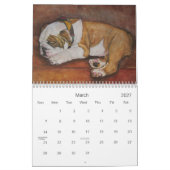Calendrier Juste bouledogues (Mar 2027)
