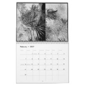 Calendrier juste mots (photos noires et blanches) (Feb 2027)