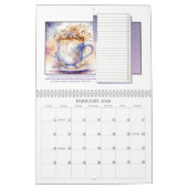 Calendrier JW 2026 12-Month Coffee Calendar in Watercolors (Feb 2026)