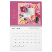 Calendrier JW 2026 Year Text Calendar -Bursting With Color! (Mar 2026)