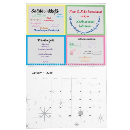 Calendrier K.Ö.Y.H.Ä Calender (Jan 2026)