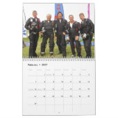 Calendrier Kaléidoscope : Une équipe du parachutisme 4way (Feb 2027)