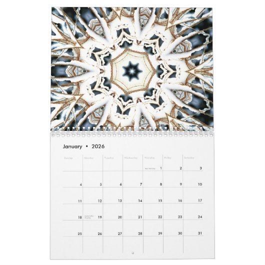 Calendrier Kaleidoscopes (Jan 2026)