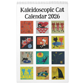 Calendrier Kaleidoscopic Cat Calendar