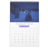 Calendrier Kalender — Årstidernas natur (Jan 2027)