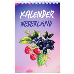 Calendrier Kalender Nederland Le Pays-Bas 2025 néerlandais