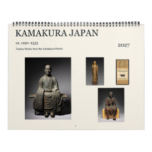 Calendrier Kamakura Japon vers 1190–1333 Douze œuvres d'art 2